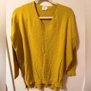 Chartreuse Tunic Sweater
